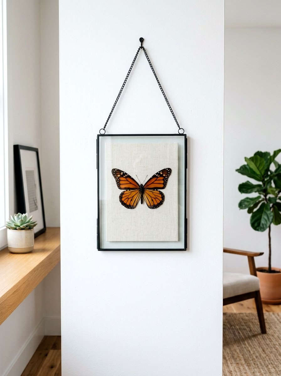 Wall hanging butterfly terrarium - 25 Spring Butterfly Terrarium Ideas
