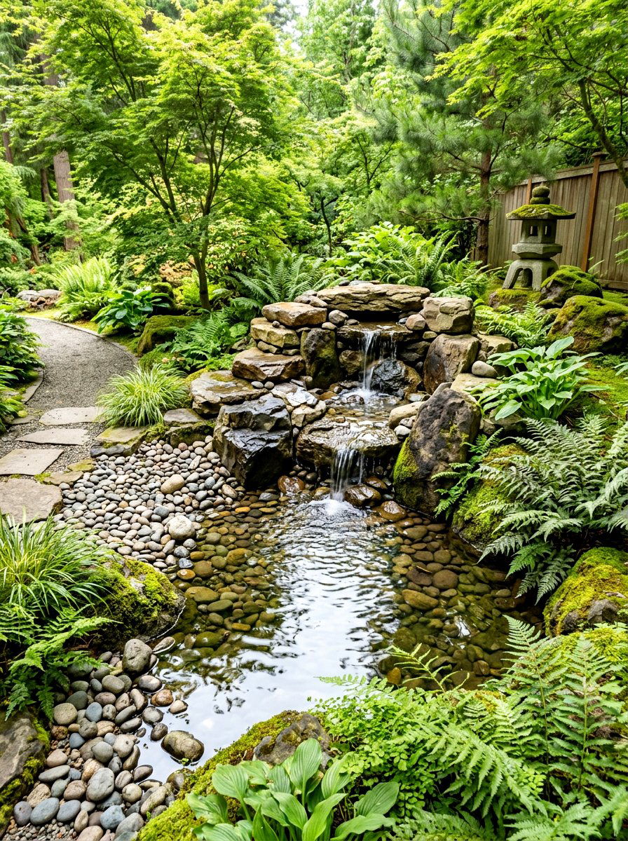 Water Feature For Garden - 25 Backyard Patio Spring Decor Ideas