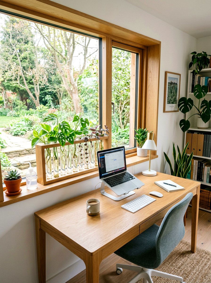 Water Propagation Station - 25 Spring Windowsill Garden Ideas