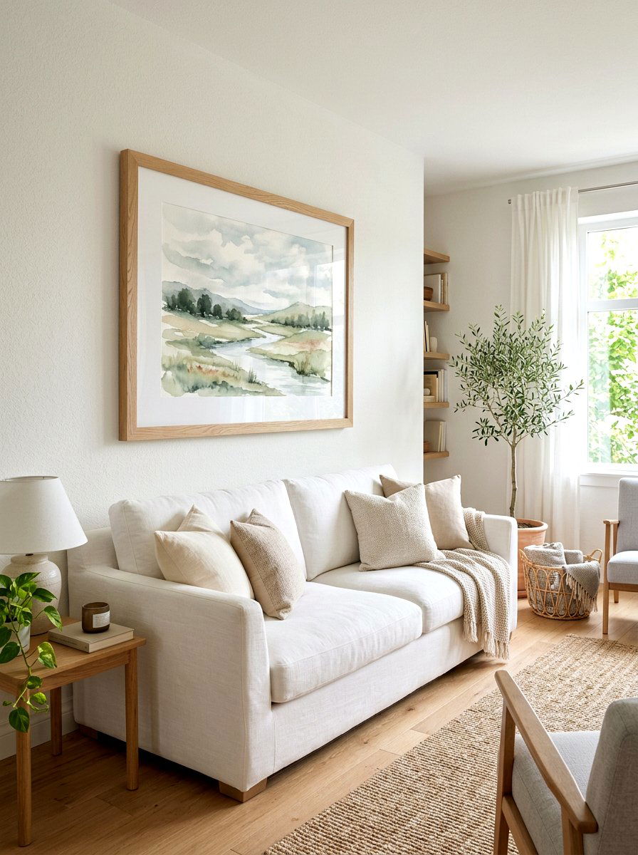 Watercolor Art Frame - 25 Spring Photo Frame Decor Ideas