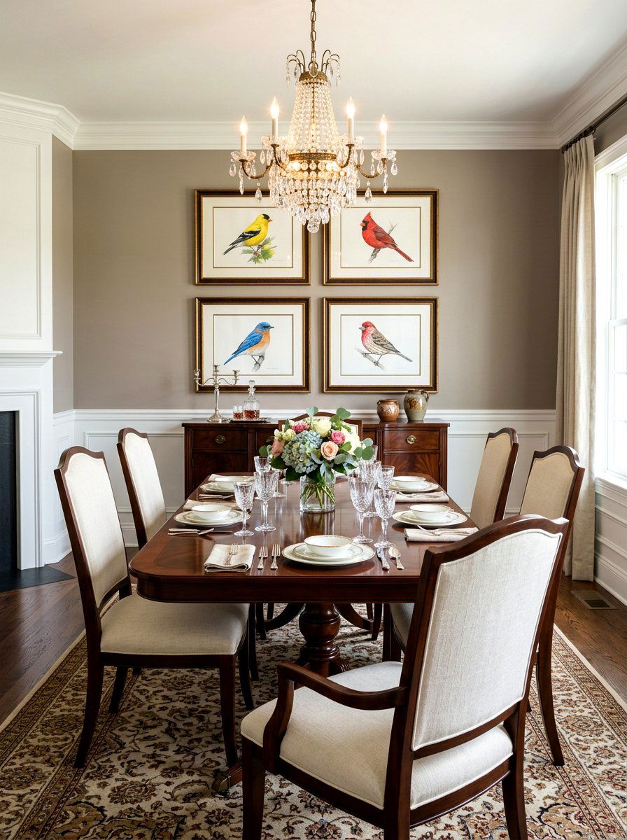 Watercolor Bird Print - 25 Spring DIY Wall Art Ideas