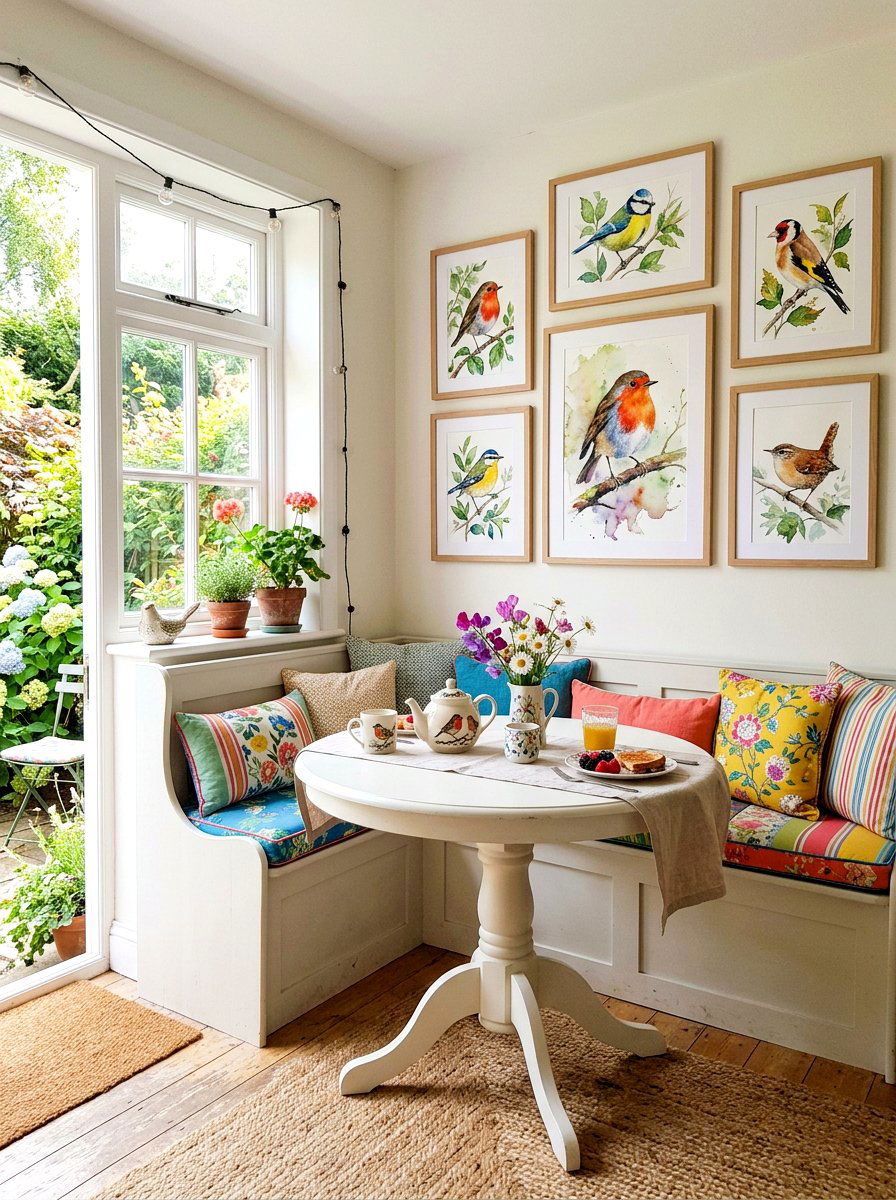Watercolor Bird Prints - 25 Spring Wall Decor Ideas