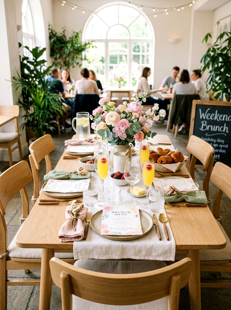 Watercolor Brunch Theme - 25 Spring Mimosa Bar Decor Ideas