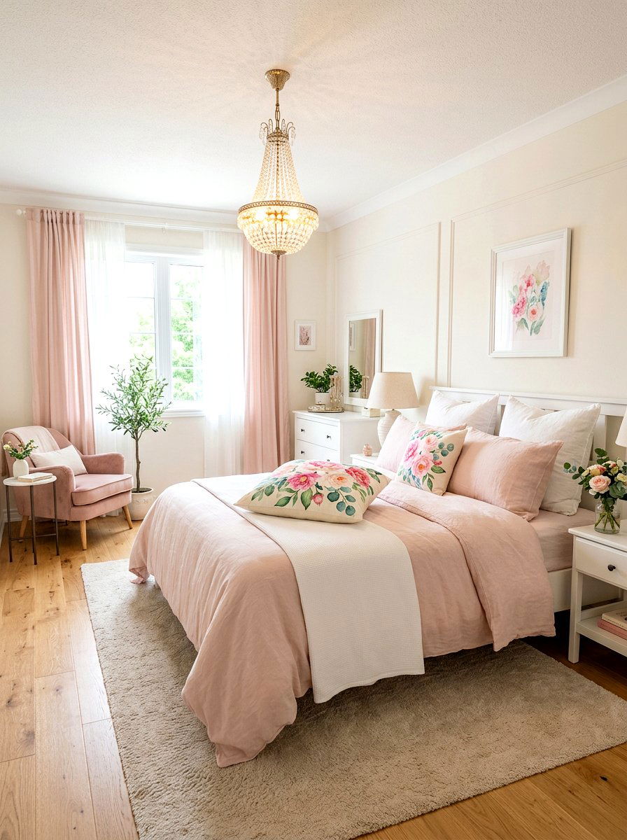 Watercolor Flower Pillow - 25 Spring Pillow Cover Ideas