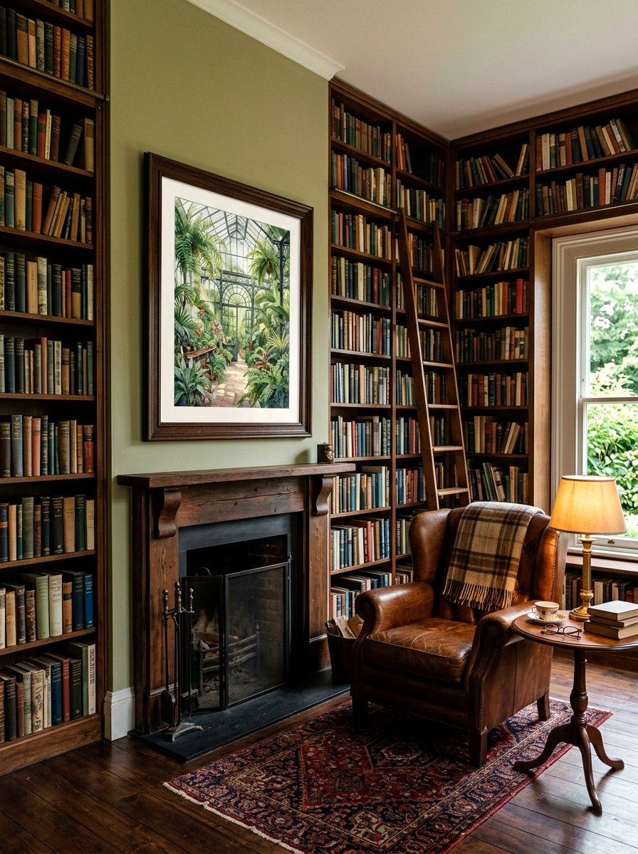 Watercolor Greenhouse View - 25 Spring Watercolor Art Ideas