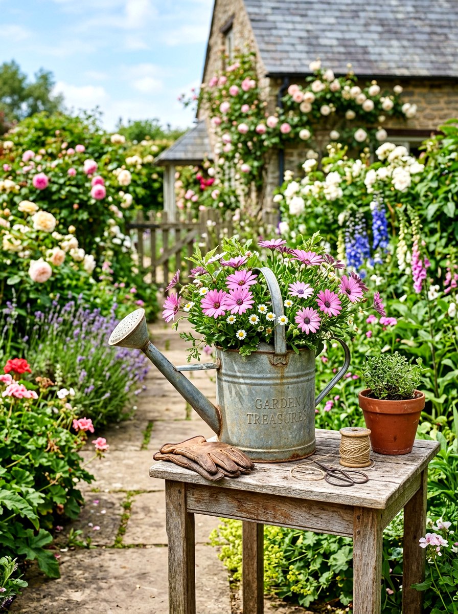 Watering Can Decor - 25 Spring DIY Porch Decor Ideas