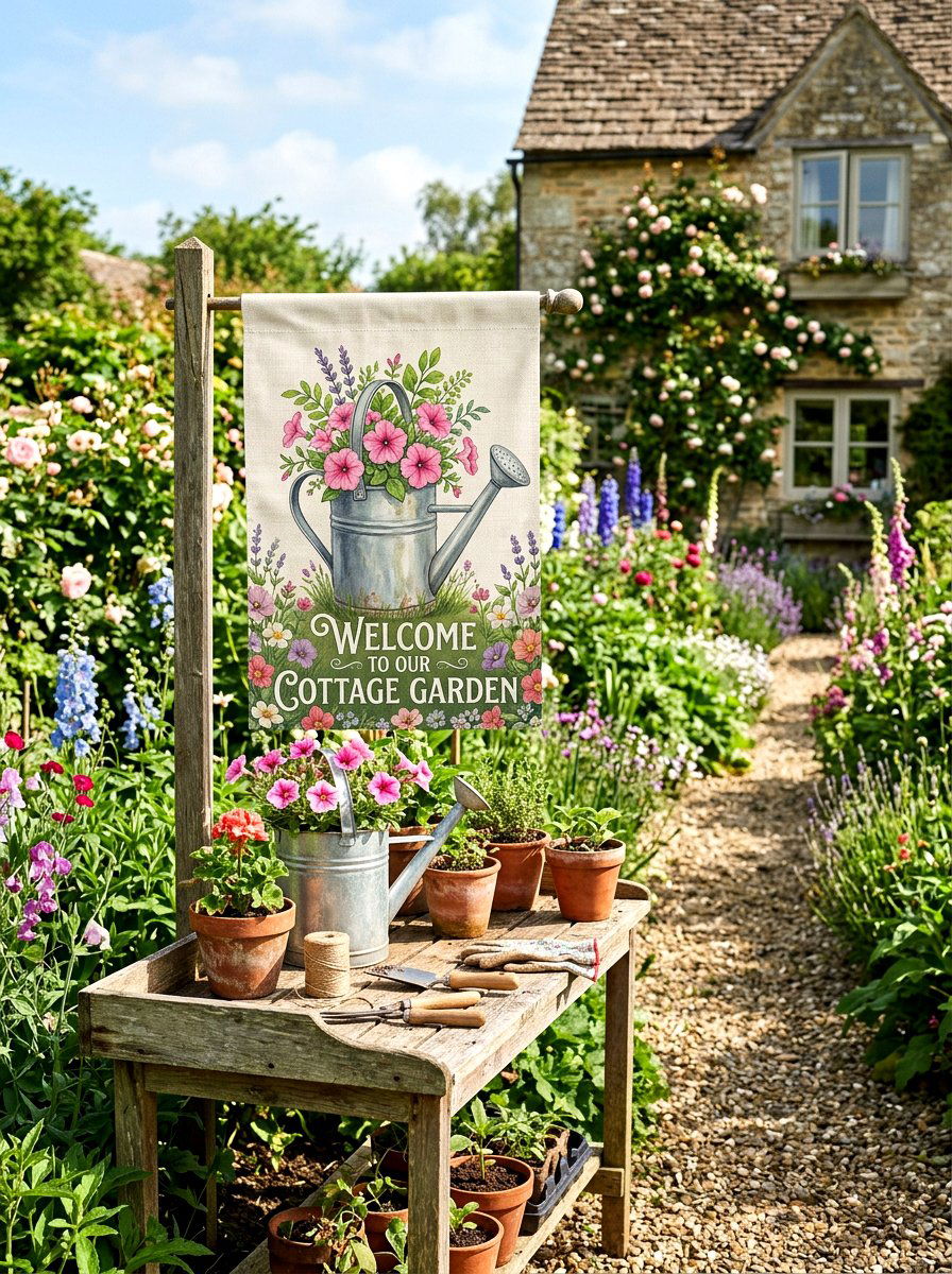 25 Spring Garden Flag Ideas to Welcome the New Season