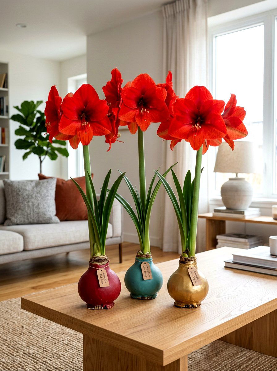 Wax Coated Amaryllis Bulbs - 25 Spring Bulb Forcing Ideas