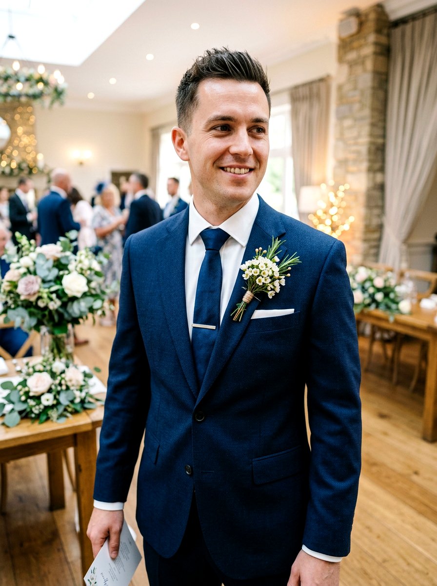 Wax Flower Boutonniere - 25 Spring Wax Flower Ideas