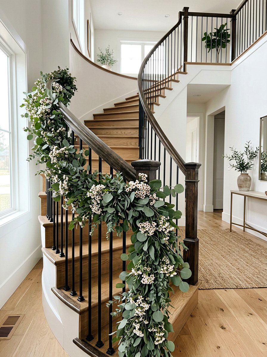 Wax Flower Eucalyptus Garland - 25 Spring Wax Flower Ideas