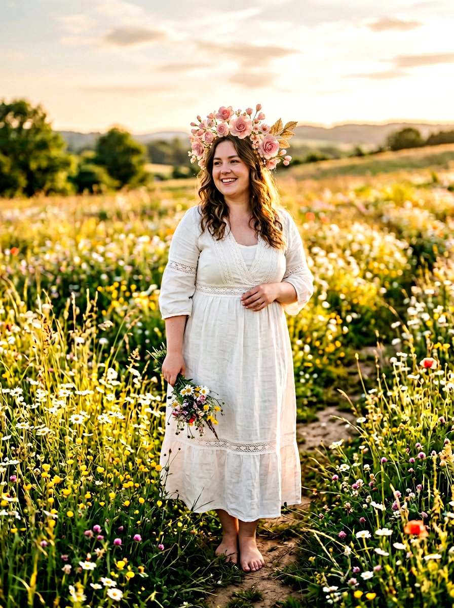 Wax Flower Hair Crown - 25 Spring Wax Flower Ideas