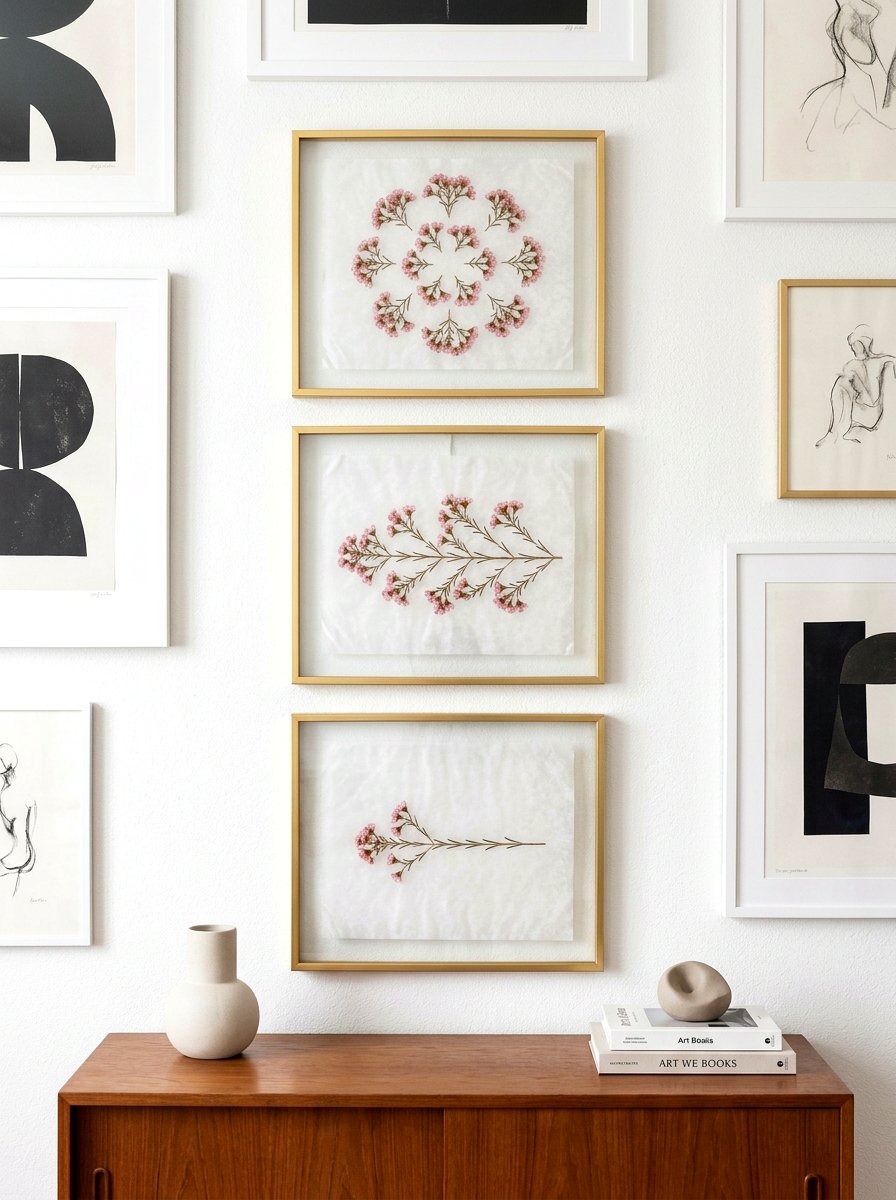 Wax Flower Pressed Frame - 25 Spring Wax Flower Ideas