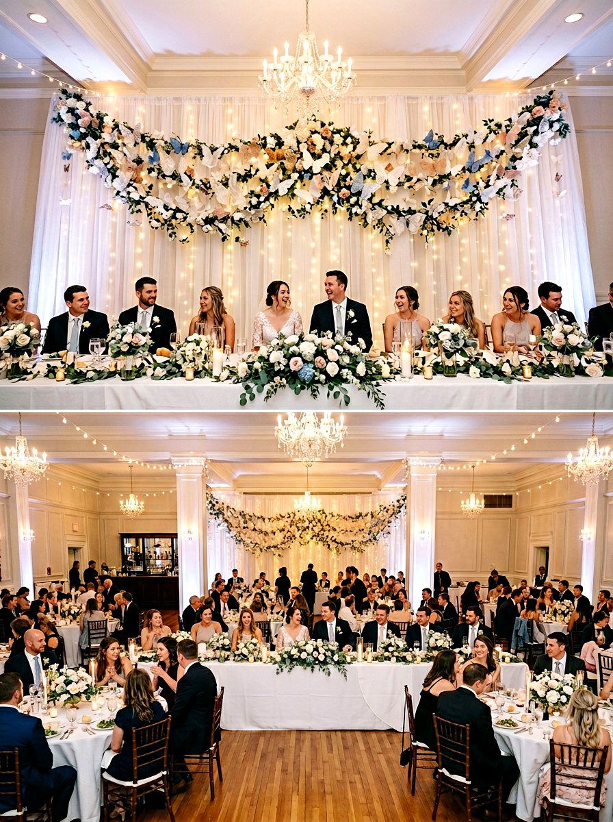 Wedding Butterfly Garland - 25 Spring Butterfly Garland Ideas