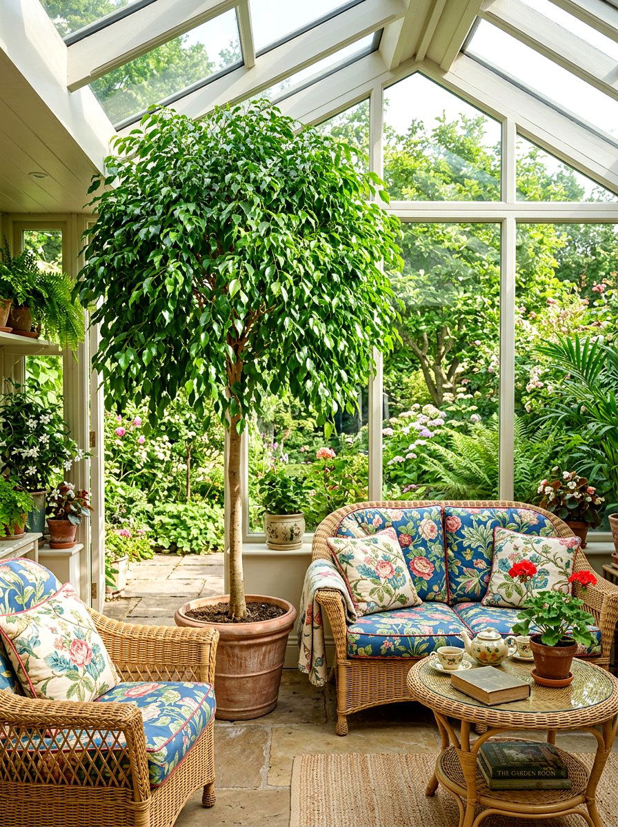 Weeping Fig Tree - 25 Spring Tall Plant Ideas