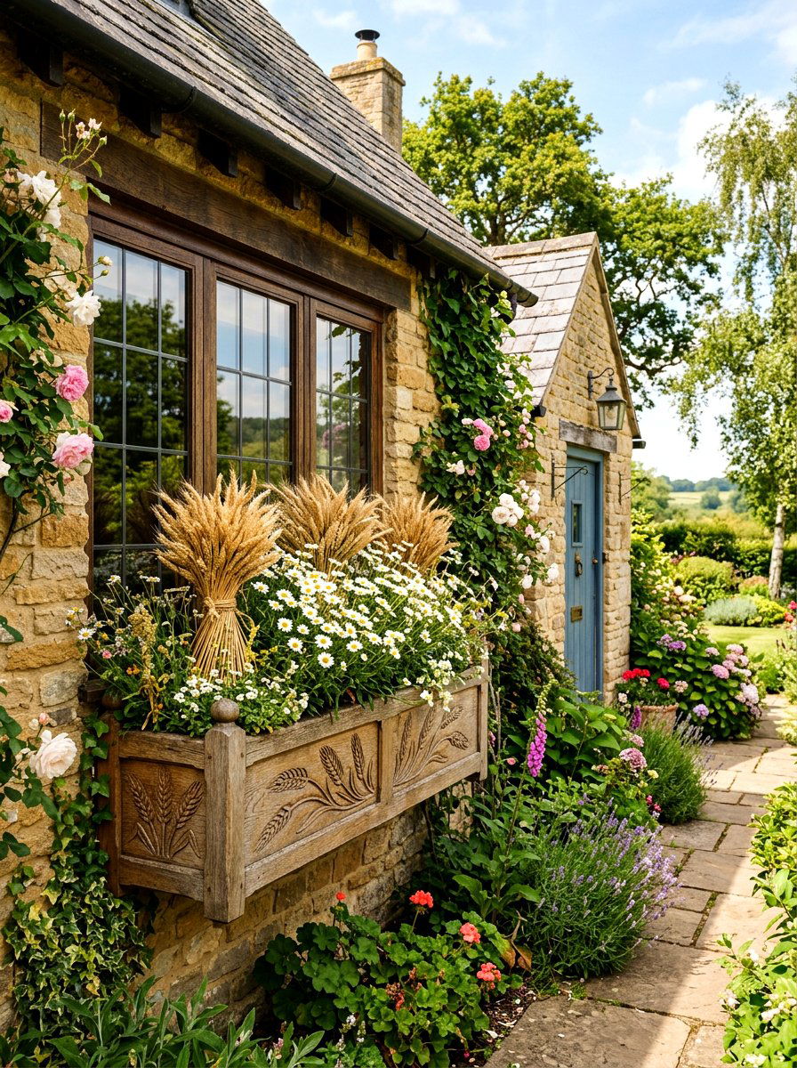 Wheat window box - 25 Spring Wheat Bundle Ideas