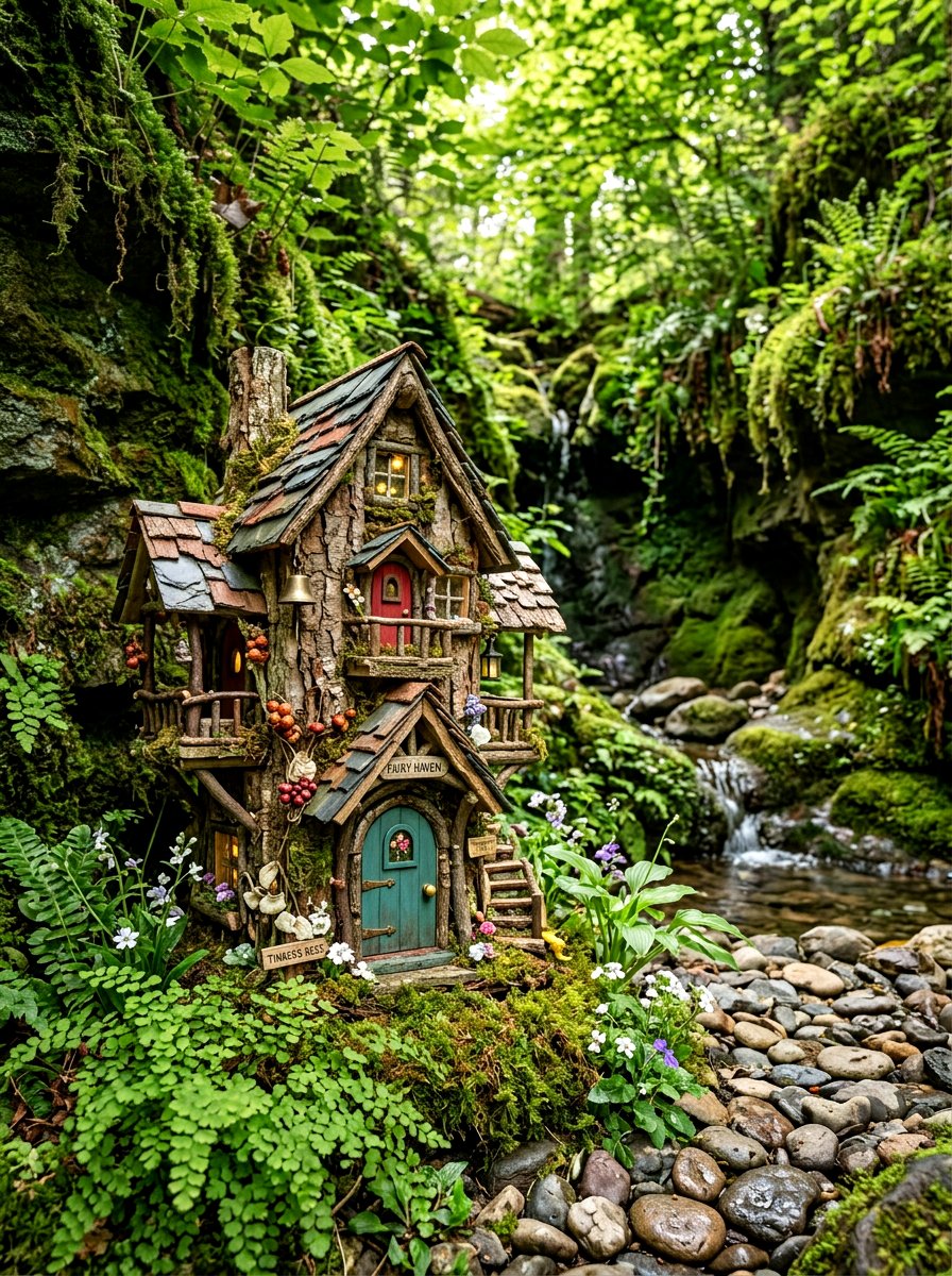 Whimsical Fairy Birdhouse - 25 Spring Birdhouse Painting Ideas