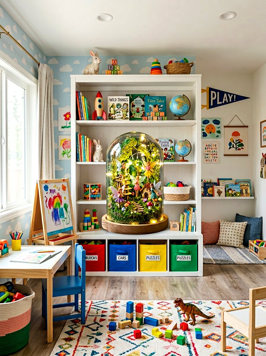 Whimsical Fairy Cloche - 25 Spring Cloche Decor Ideas