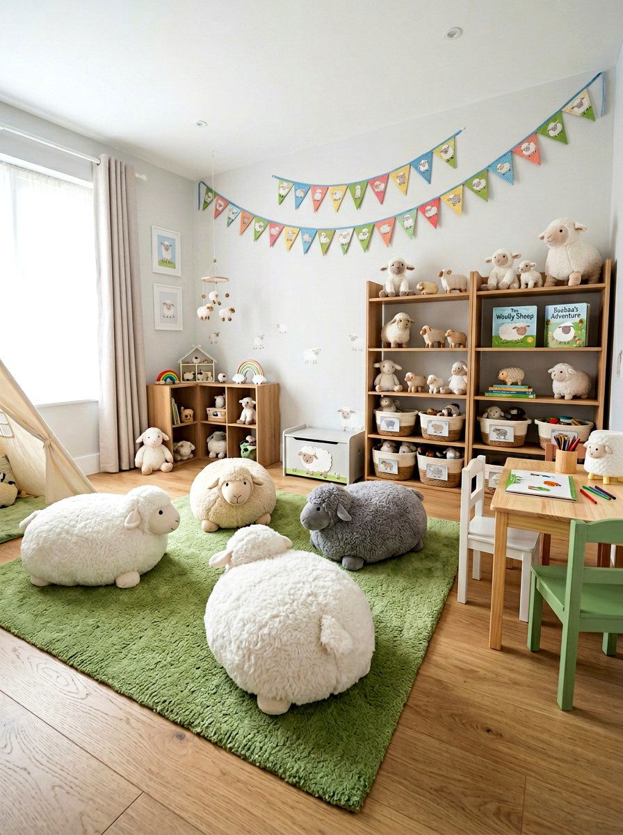 Whimsical Playroom Decor - 25 Spring Lamb Decor Ideas