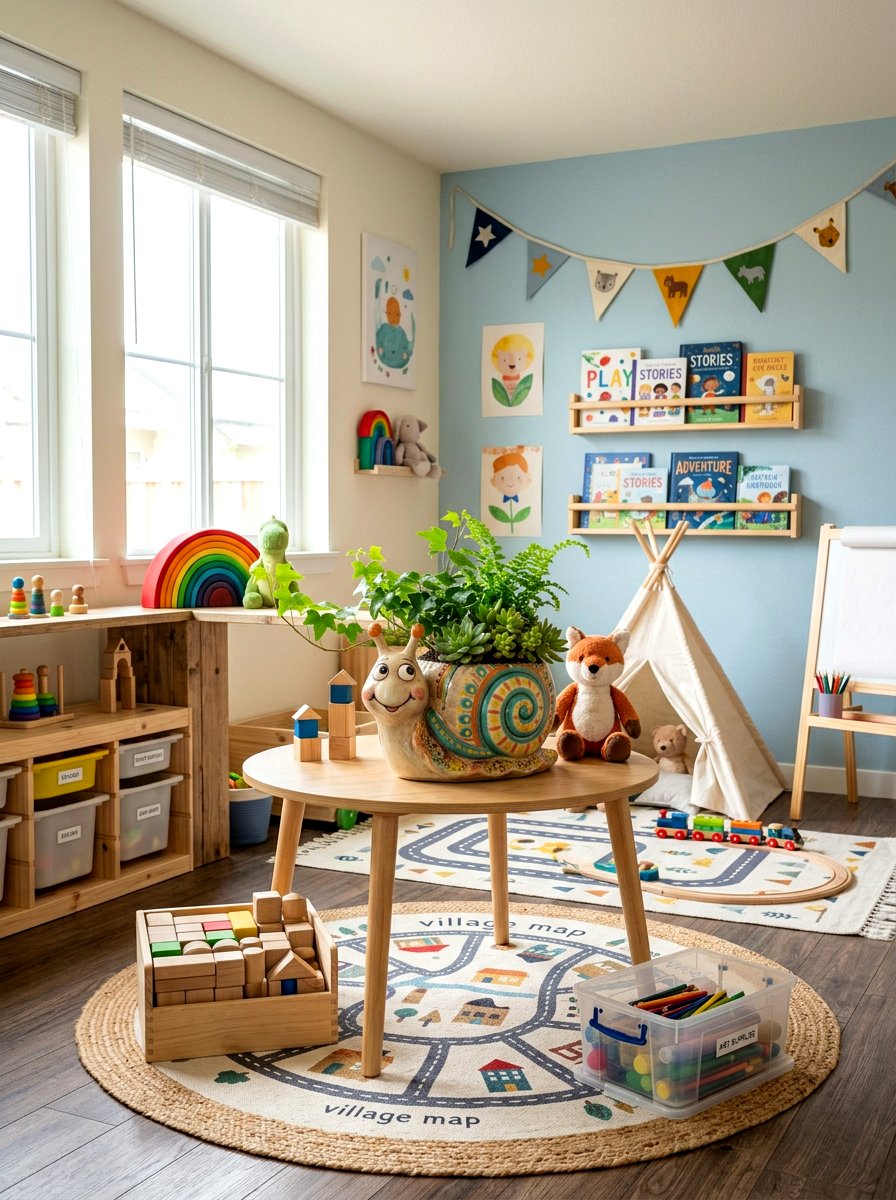 Whimsical Snail Planter - 25 Spring Snail Planter Ideas