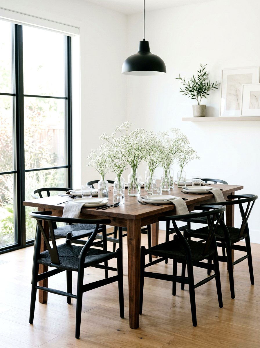 White Babys Breath Centerpiece - 25 Spring Centerpiece Ideas