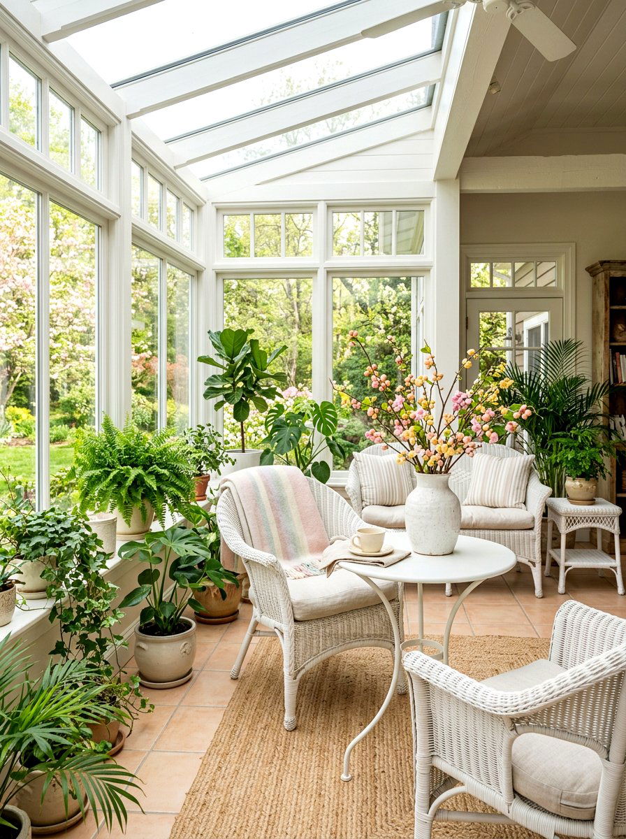 White Ceramic Vase With Pastel Berries - 25 Spring Berry Branch Decor Ideas