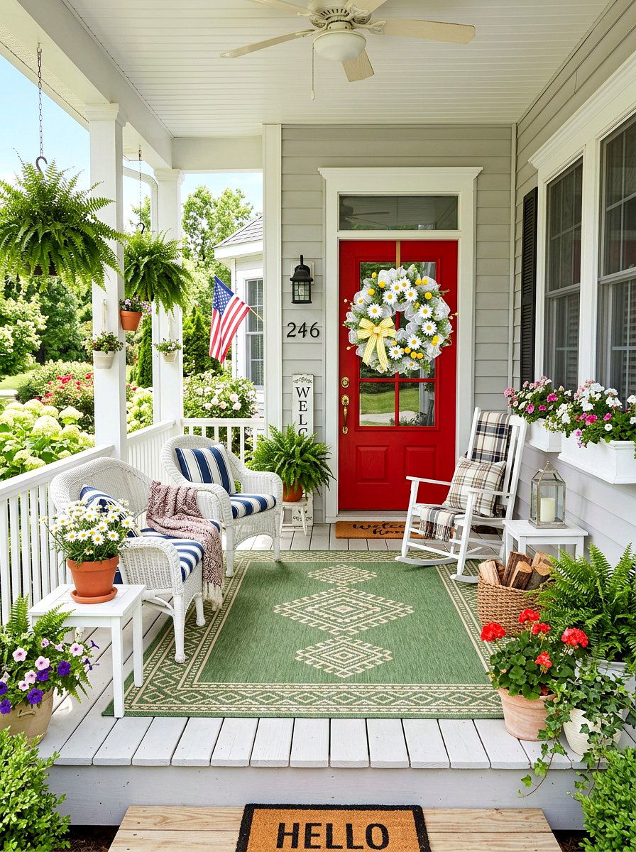 White Daisy Mesh - 25 Spring Daisy Wreath Ideas