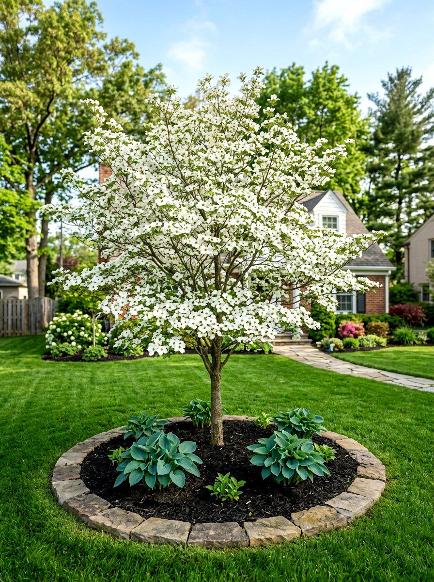 White Flowering Dogwood - 25 Spring Dogwood Tree Ideas