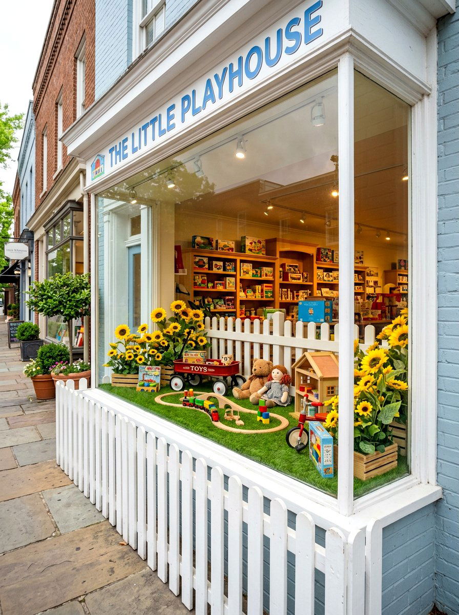 White Picket Fence - 25 Spring Shop Window Ideas