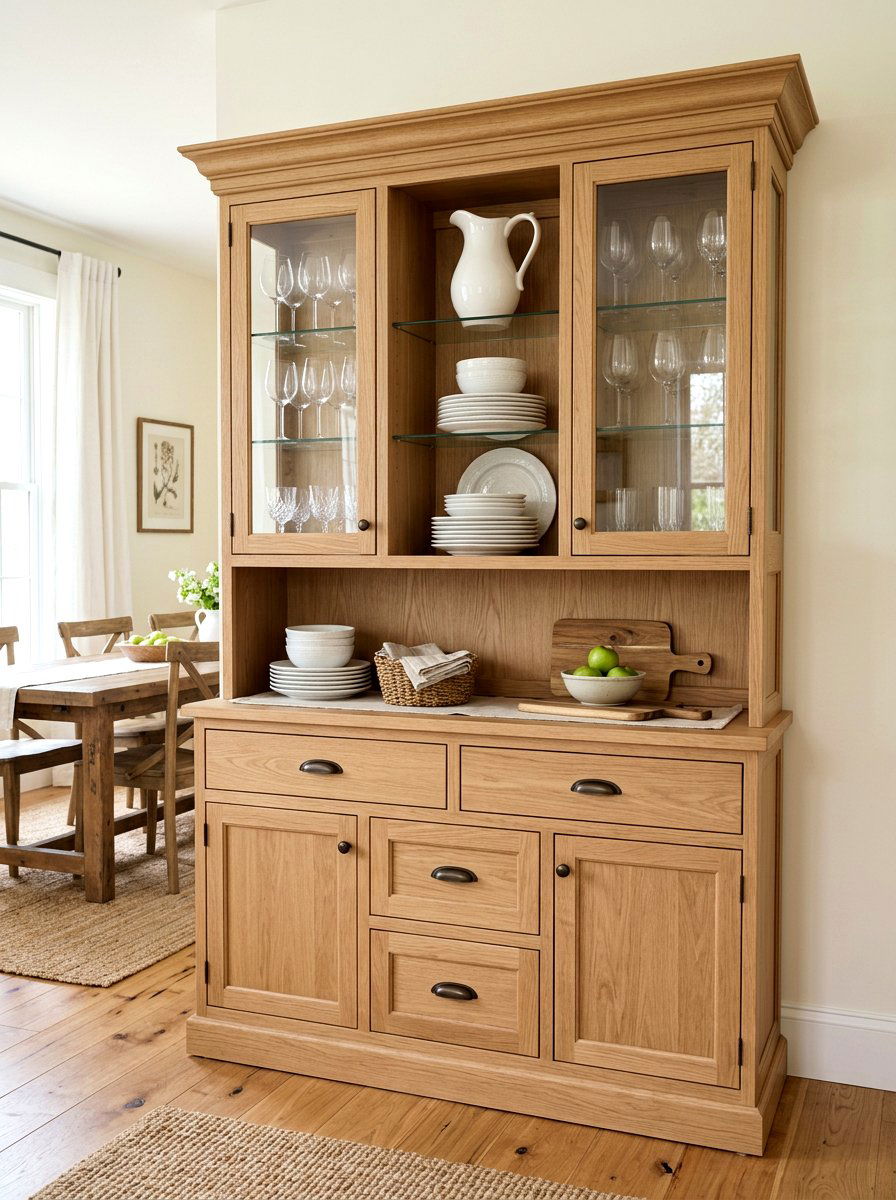 White Pitcher - 25 Spring Shelf Decor Ideas