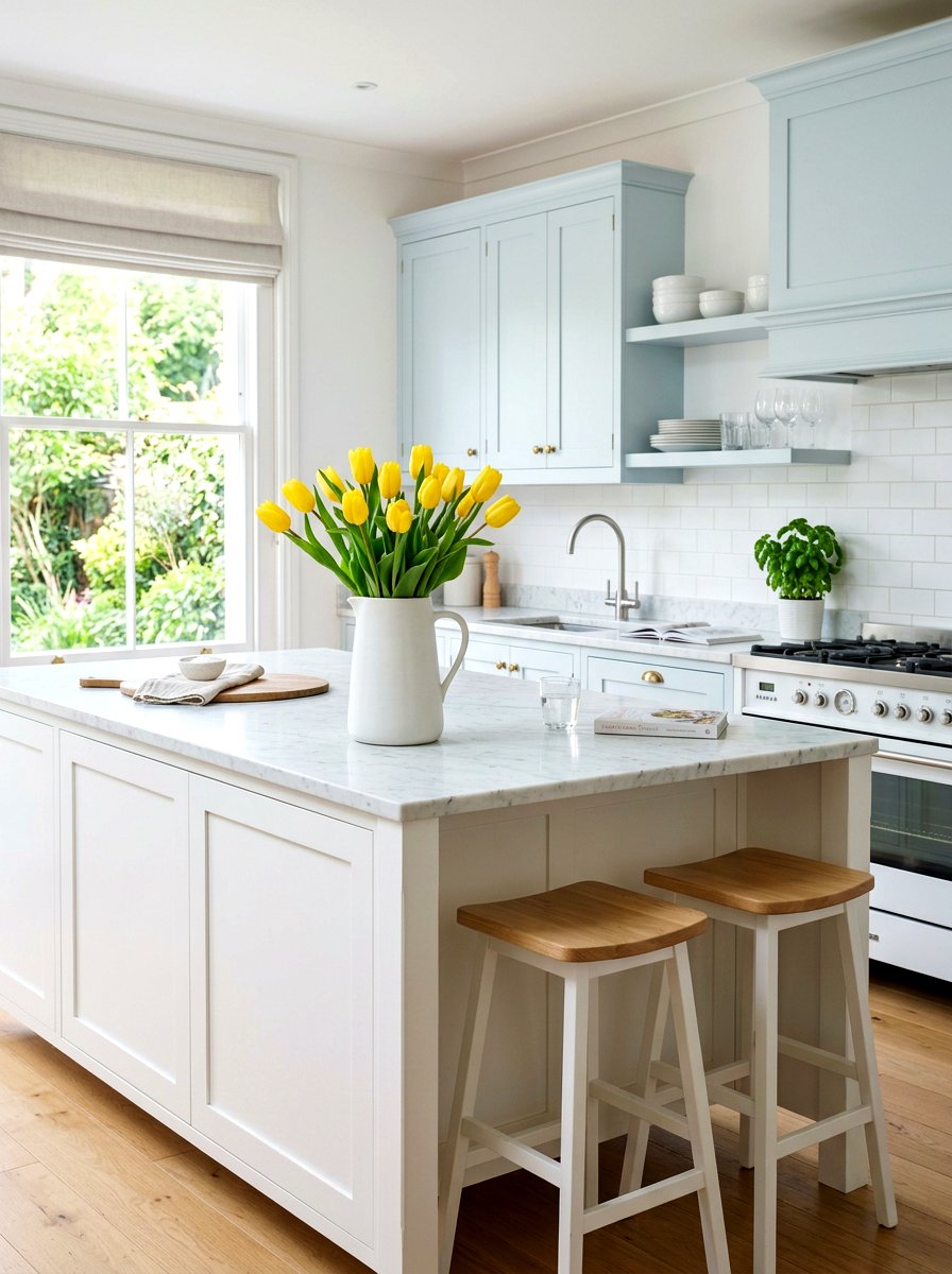 White Pitcher Tulip - 25 Spring Table Vignette Ideas