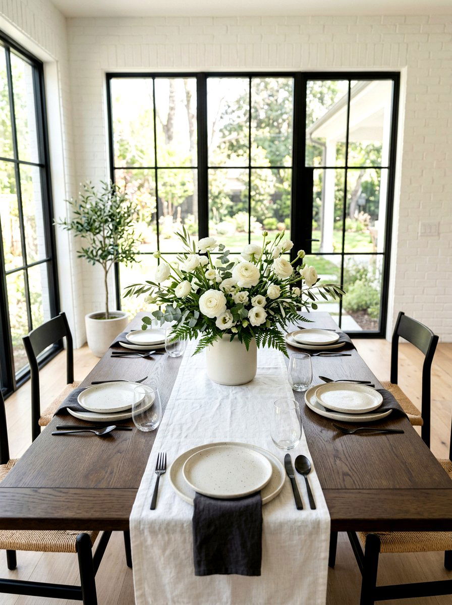 White Ranunculus Centerpiece - 25 Spring Ranunculus Arrangement Ideas