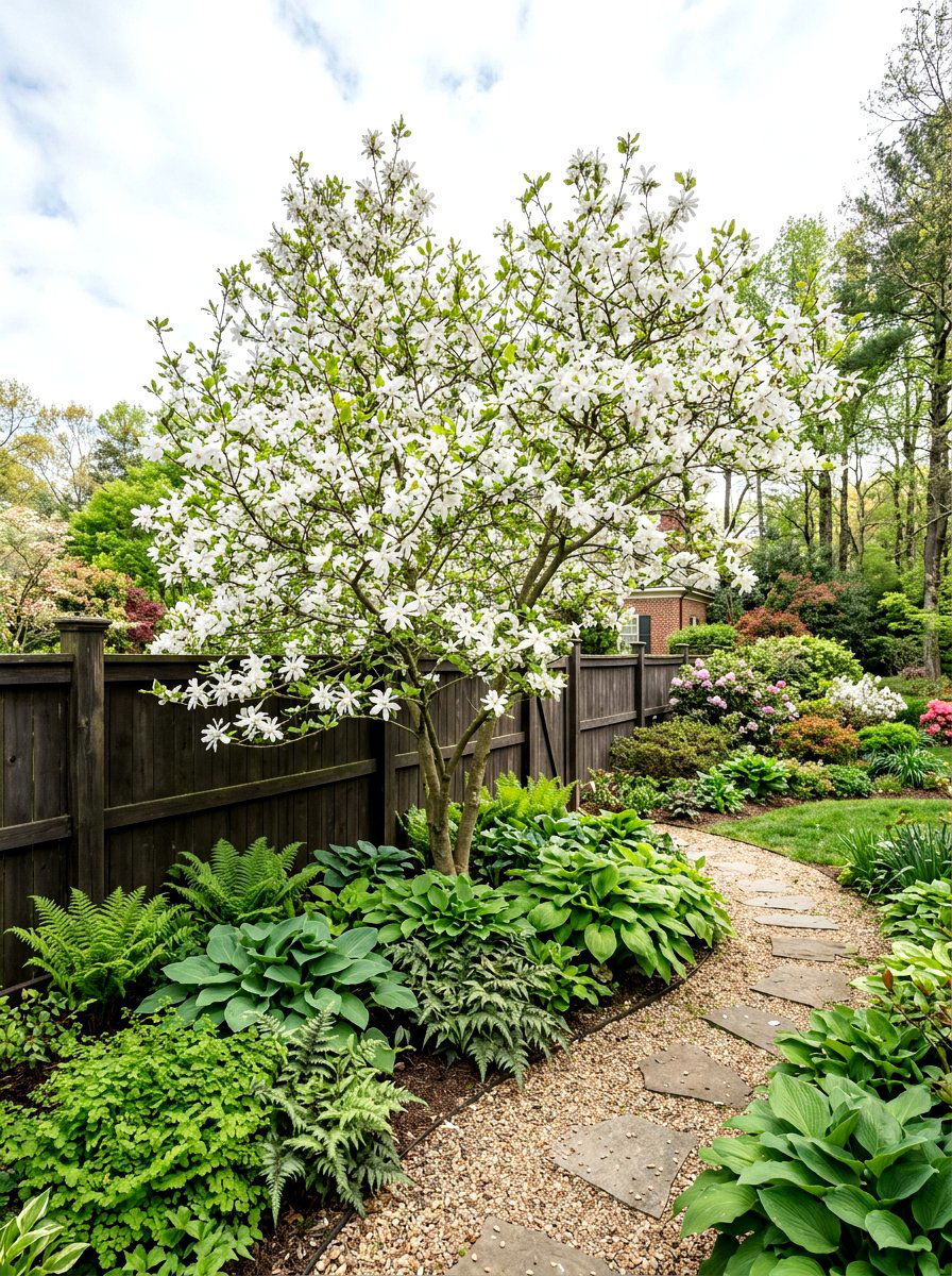 White Star Magnolia - 25 Spring Magnolia Tree Ideas