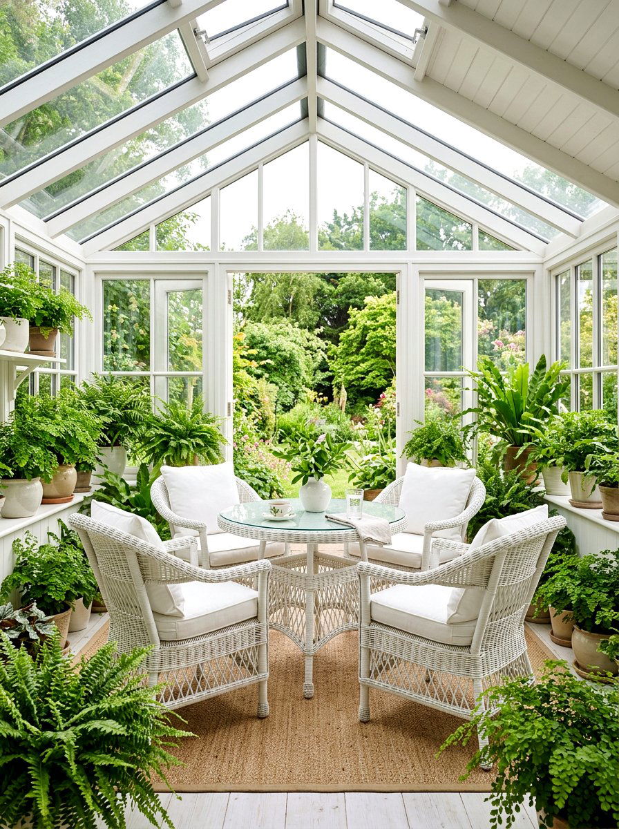 White Sunroom Furniture - 25 Spring French Country Decor Ideas