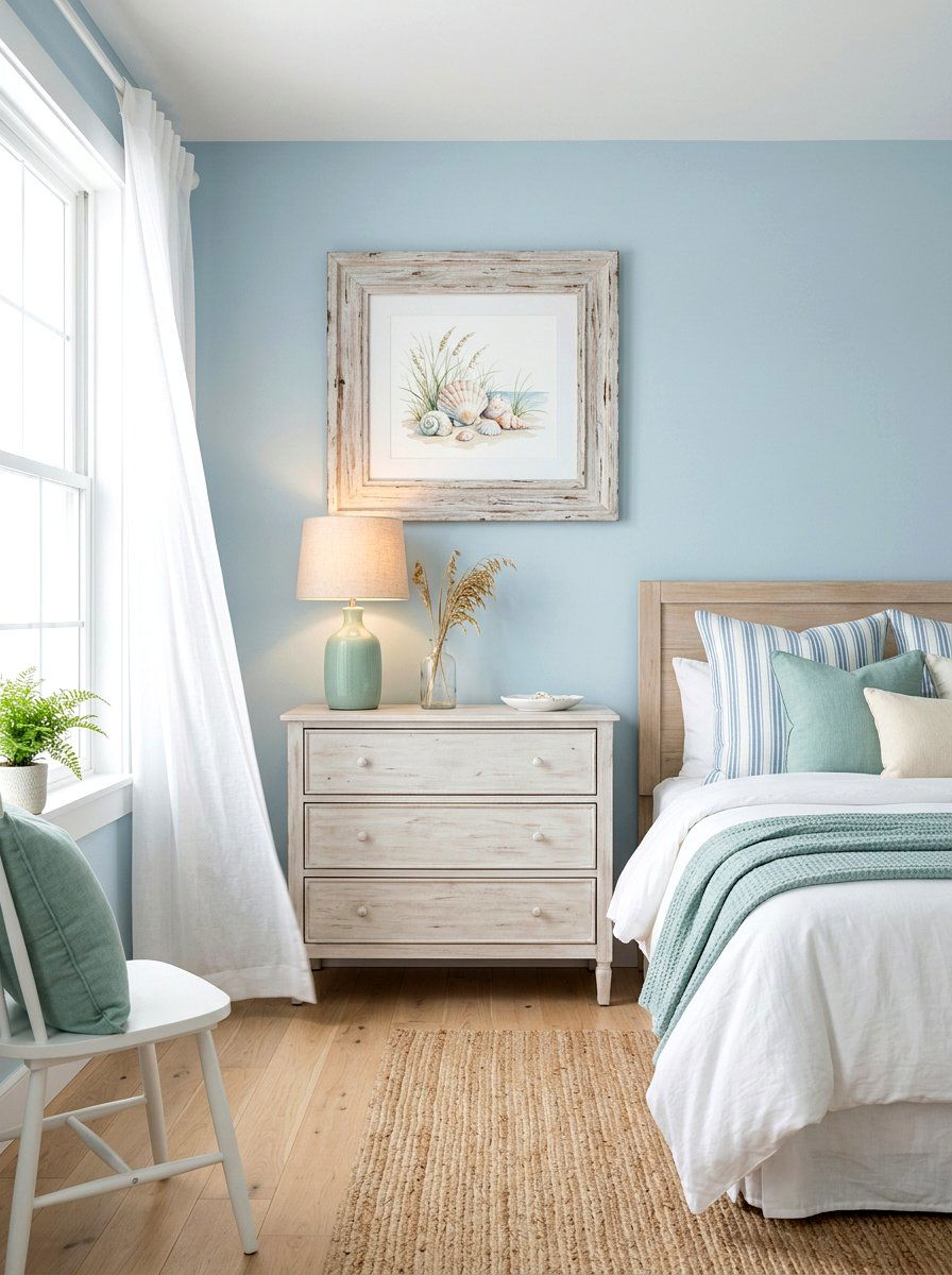 White Washed Frame - 25 Spring Photo Frame Decor Ideas