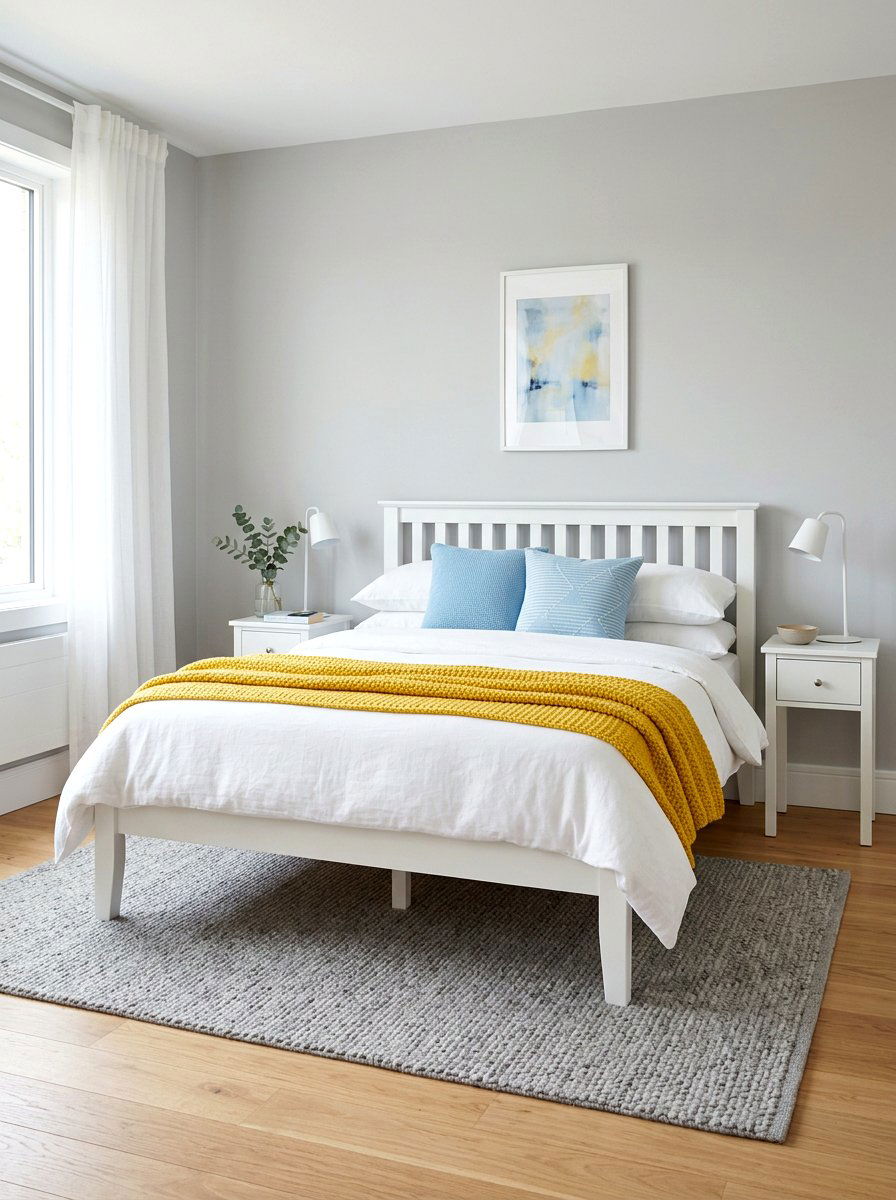 White Wood Bed - 25 Spring Bed Frame Decor Ideas