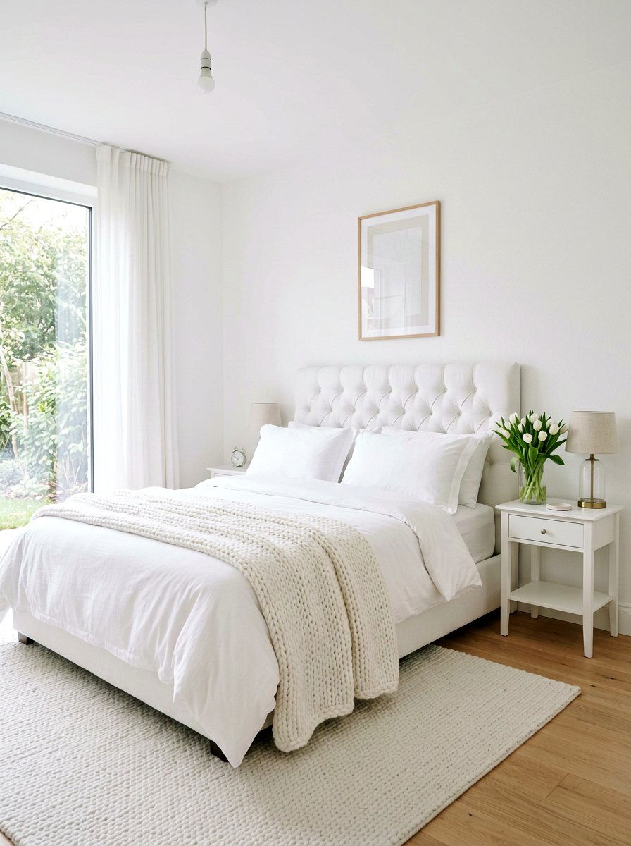 White bedroom - 25 Spring White Decor Ideas