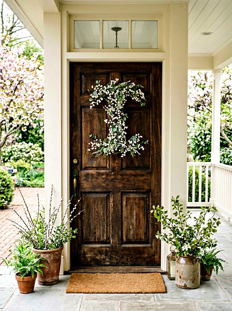 25 Modern Spring Letter Wreath Ideas for Curb Appeal