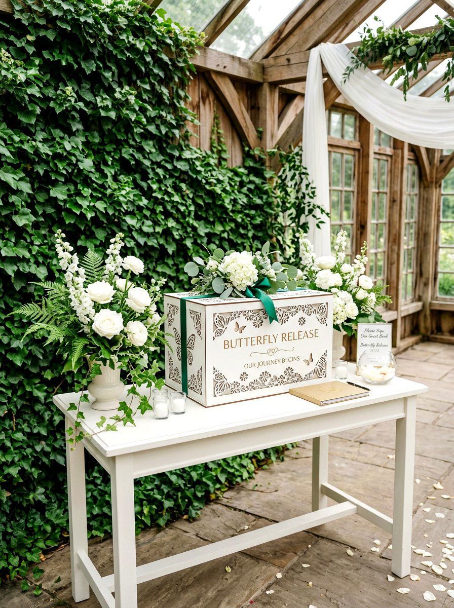 White butterfly release box - 25 Spring Butterfly Release Ideas