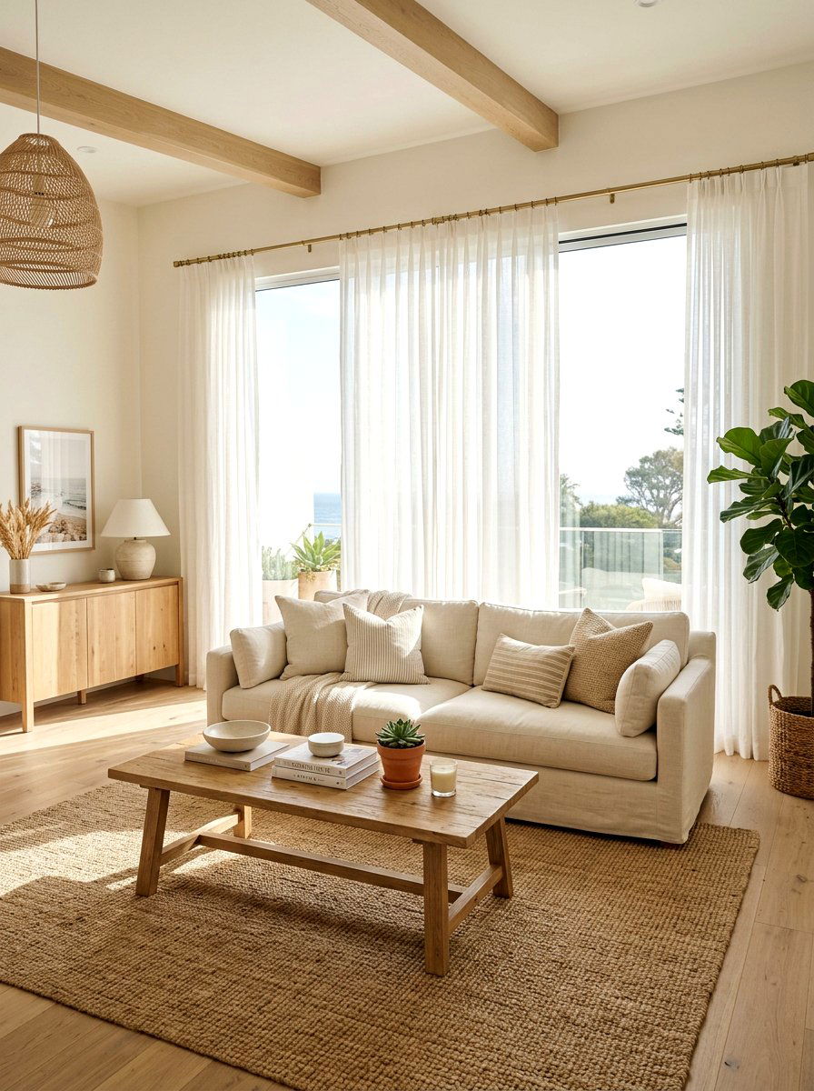 White linen sheer curtain - 25 Spring Sheer Curtain Ideas