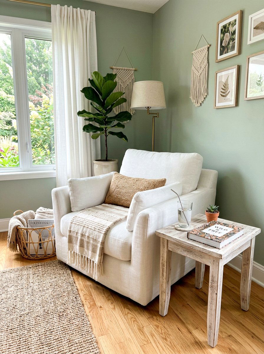 Whitewashed Side Table - 25 Spring Whitewashed Furniture Ideas