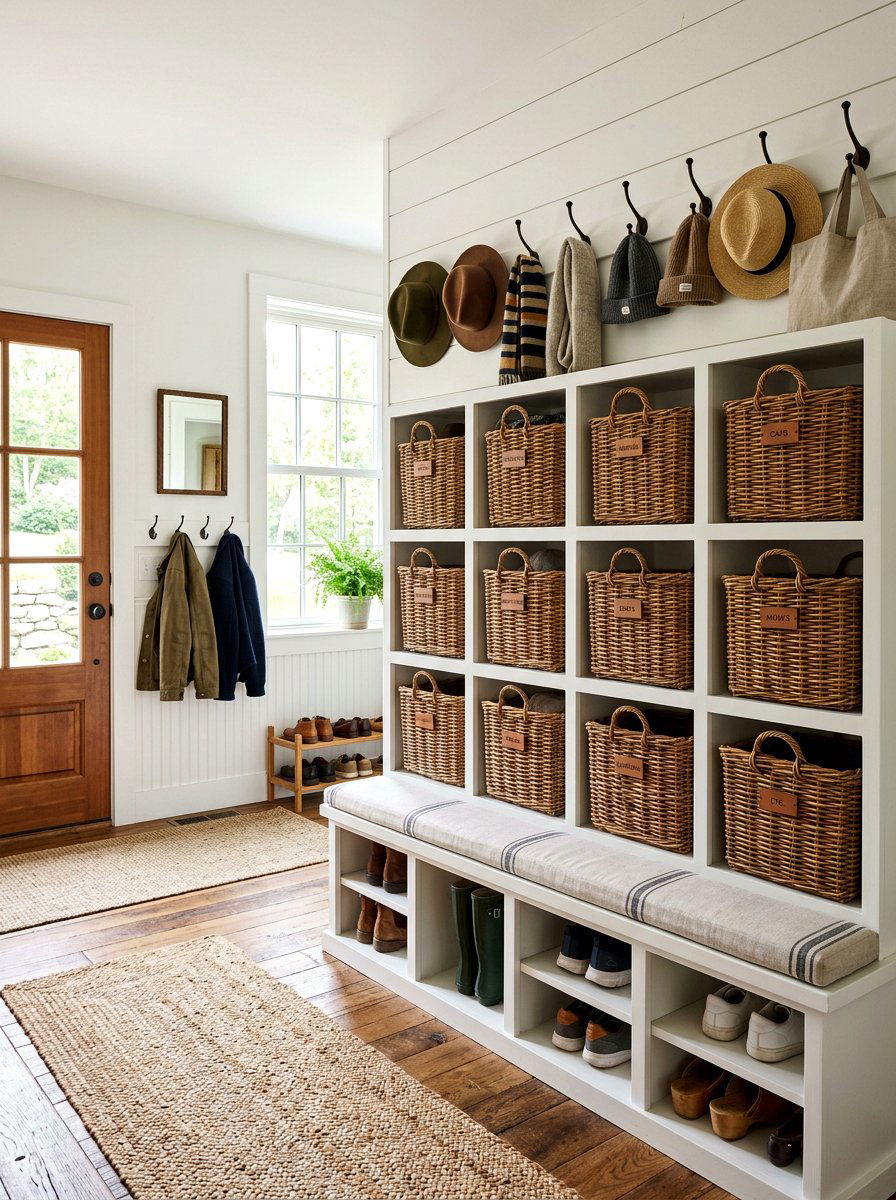 Wicker Basket Storage - 25 Spring Woven Decor Ideas