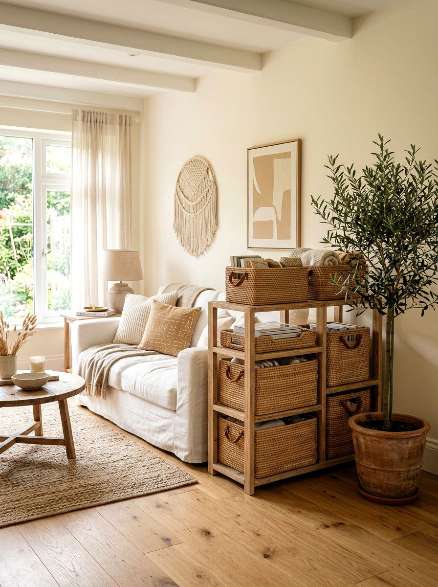 Wicker Basket - 25 Spring Flea Market Find Ideas