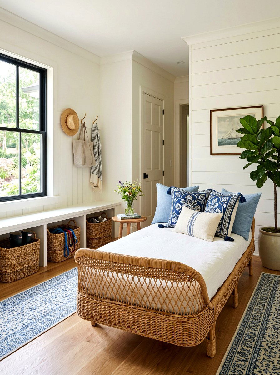 Wicker Daybed Styling - 25 Spring Daybed Decor Ideas