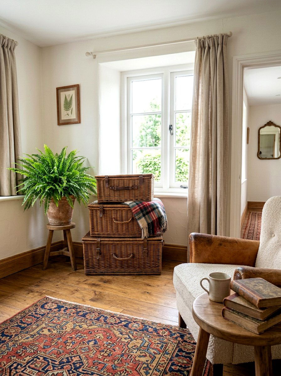 Wicker Picnic Baskets - 25 Spring Cottagecore Decor Ideas