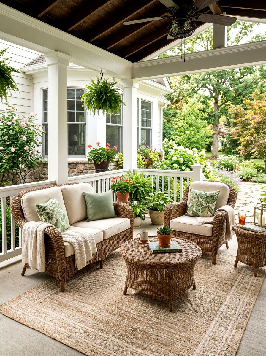 25 Welcoming Front Porch Spring Decor Ideas for Curb Appeal