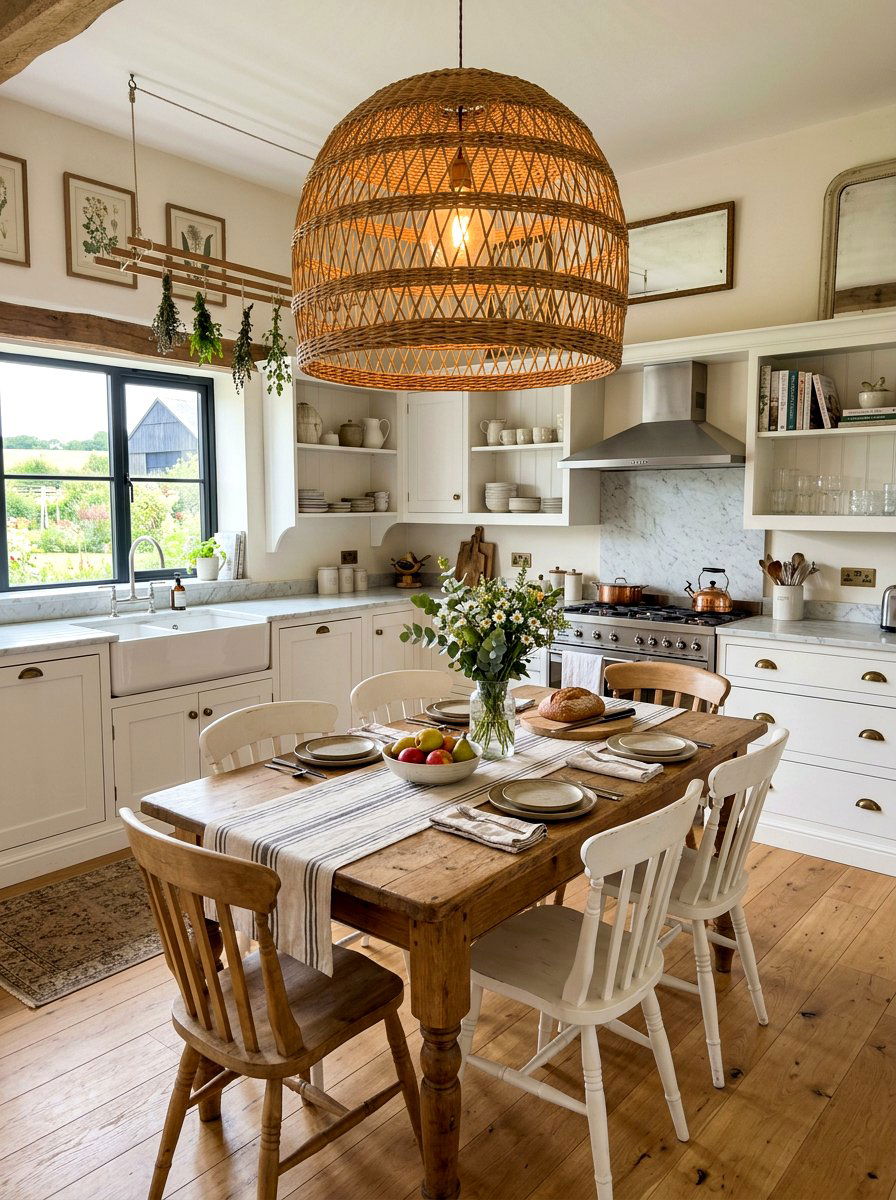 Wicker basket light - 25 Spring Pendant Light Ideas