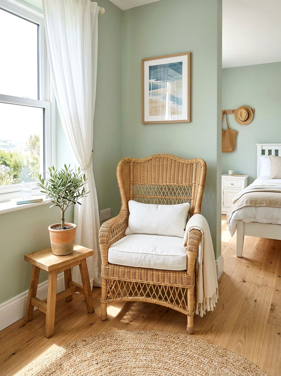 Wicker chair - 25 Spring Bedroom Chair Ideas