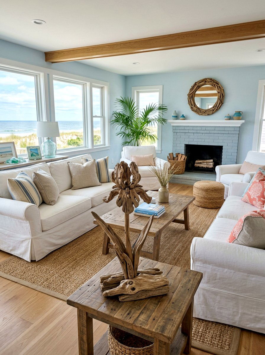 Wild Iris Driftwood Piece - 25 Spring Iris Arrangement Ideas