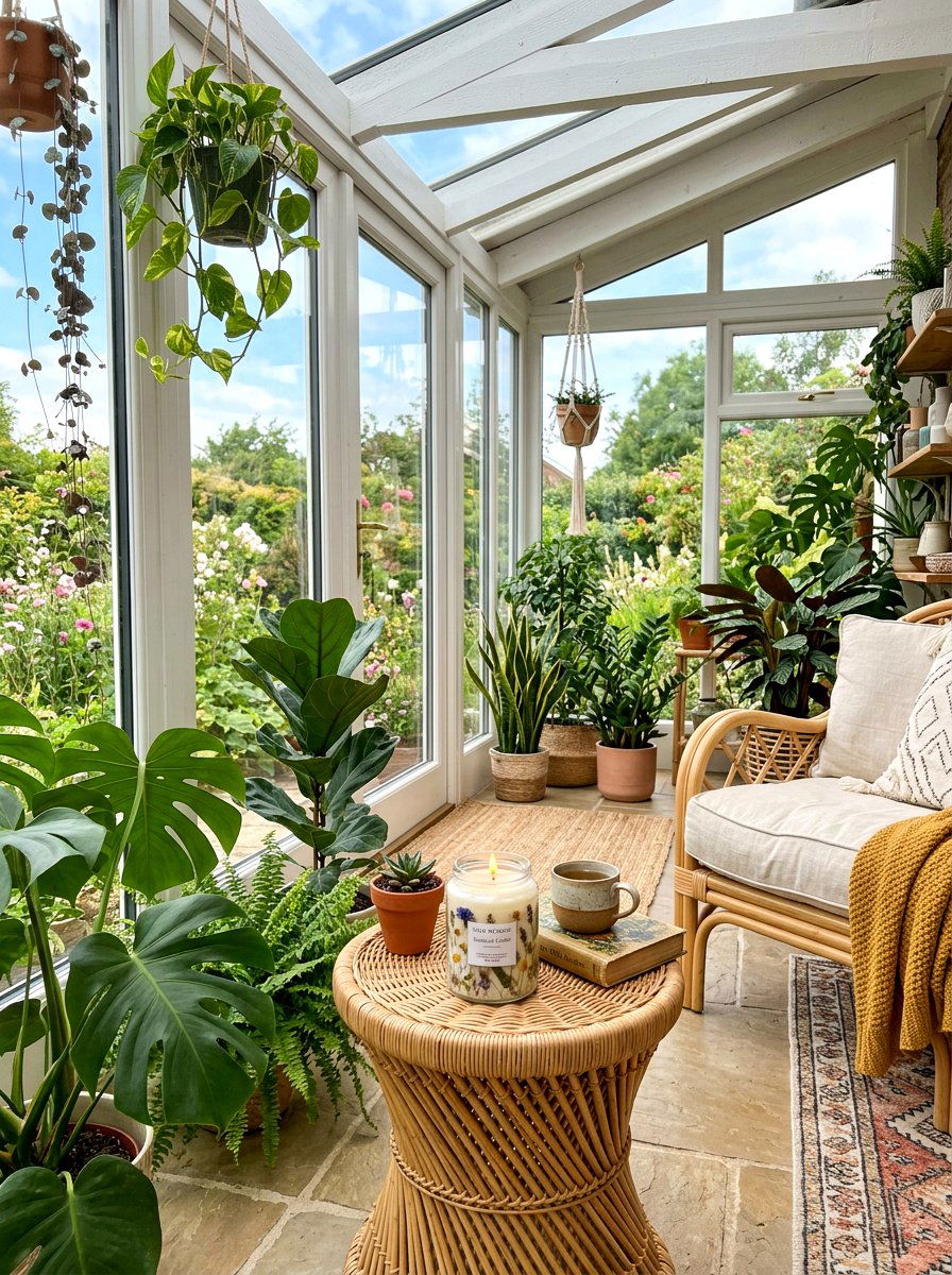 Wildflower Botanical Jar - 25 Spring DIY Candle Ideas