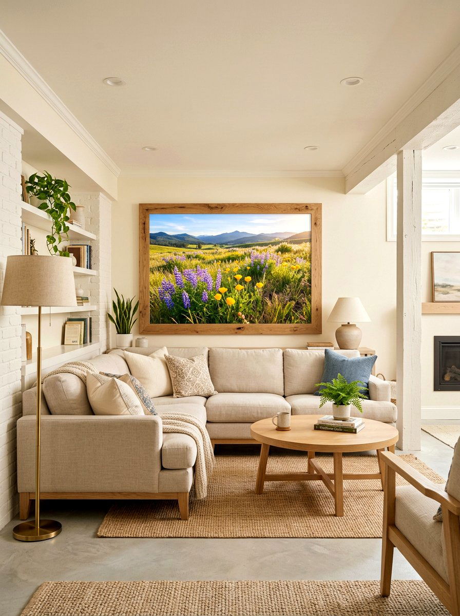 Wildflower Field Landscape Printable - 25 Spring Free Printable Decor Ideas